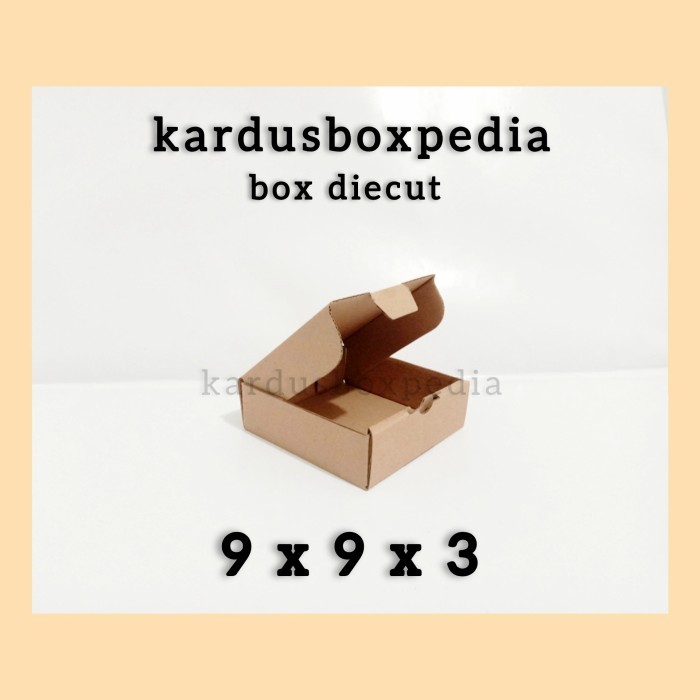 

kardus packing packaging box pizza/diecut 9x9x3