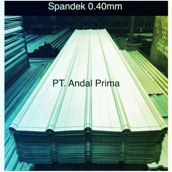 ATAP SPANDEK 0.40MM TYPE 1040 - SPANDECK ZINCALUME 1011T