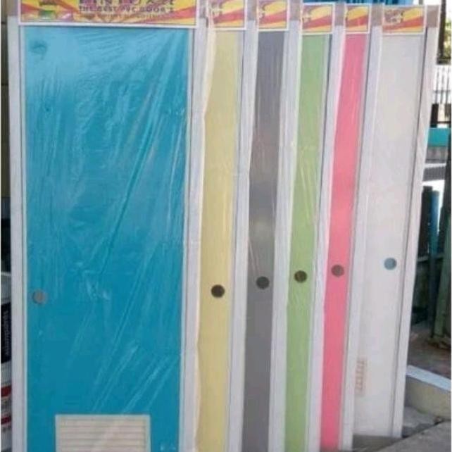 PINTU PVC KAMAR MANDI WC TOILET PHOENIX 70X195 POLOS WARNA 1011T