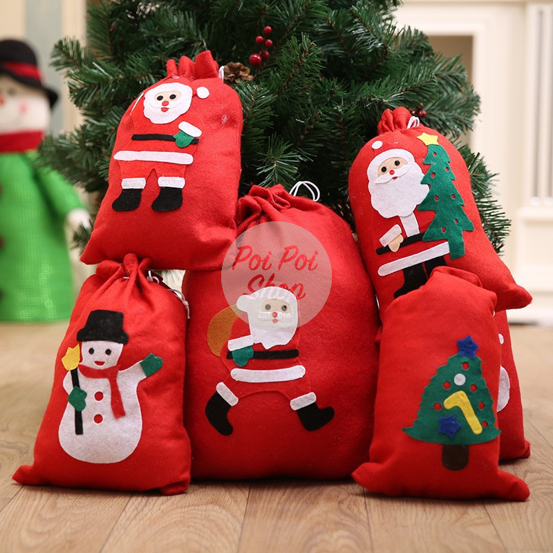 

Kantong Kado Natal Santa Merah Souvenir Natal Jumbo Kostum Santa Bag Besar Karung Hadiah Hiasan