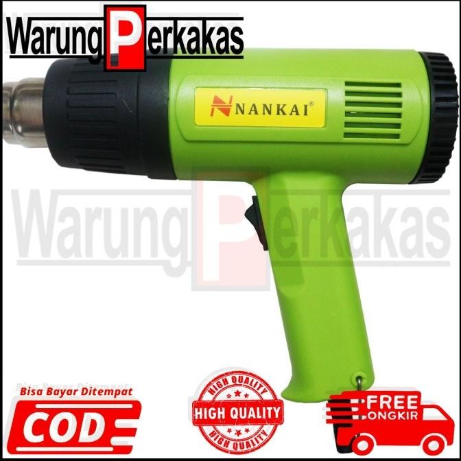 Hot Air Gun / Heat Gun / Alat Pemanas Stiker Kaca Film Nankai Original Dan Terpercaya