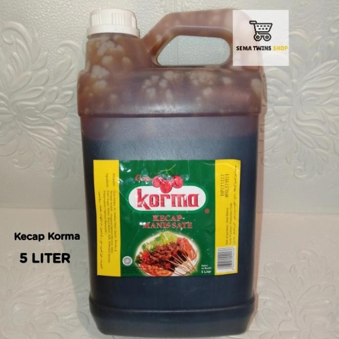 

Kecap Sate Cap KORMA JERIGEN 5 LITER / Kecap Manis korma - Kurma 5 Ltr