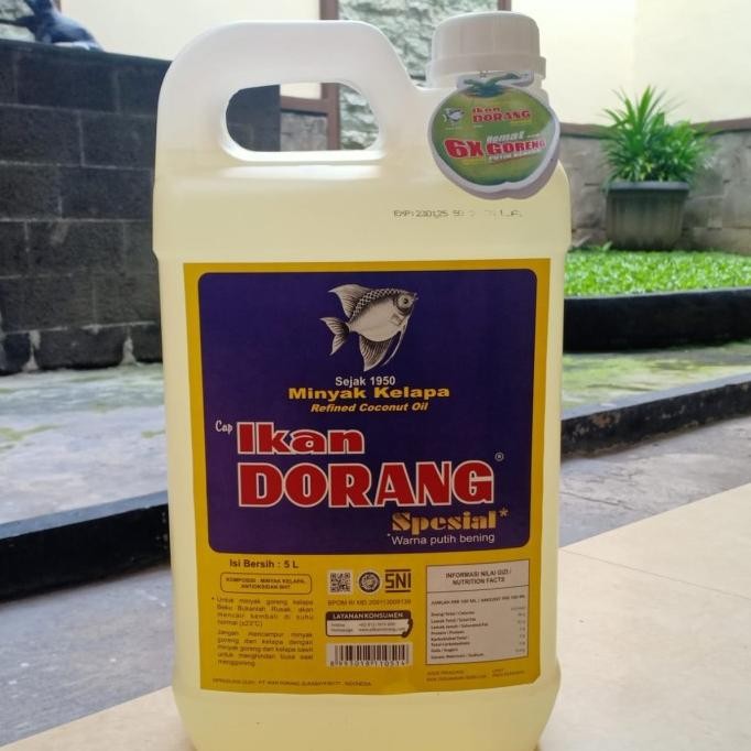 

Minyak Dorang spesial 5 liter Minyak goreng kelapa 5 lt