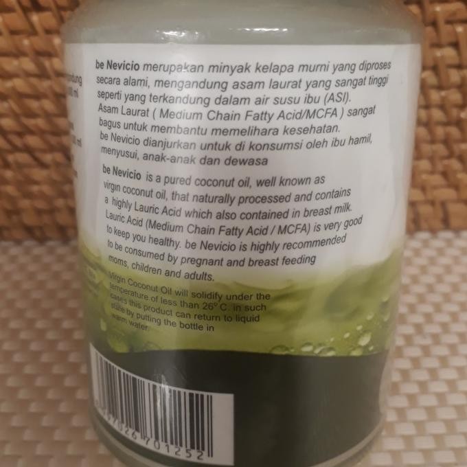 

BE NEVICIO VIRGIN COCONUT OIL | MINYAK KELAPA MURNI 330 ML