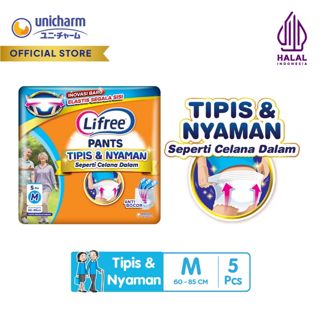 Lifree Popok Dewasa Celana Tipis M5
