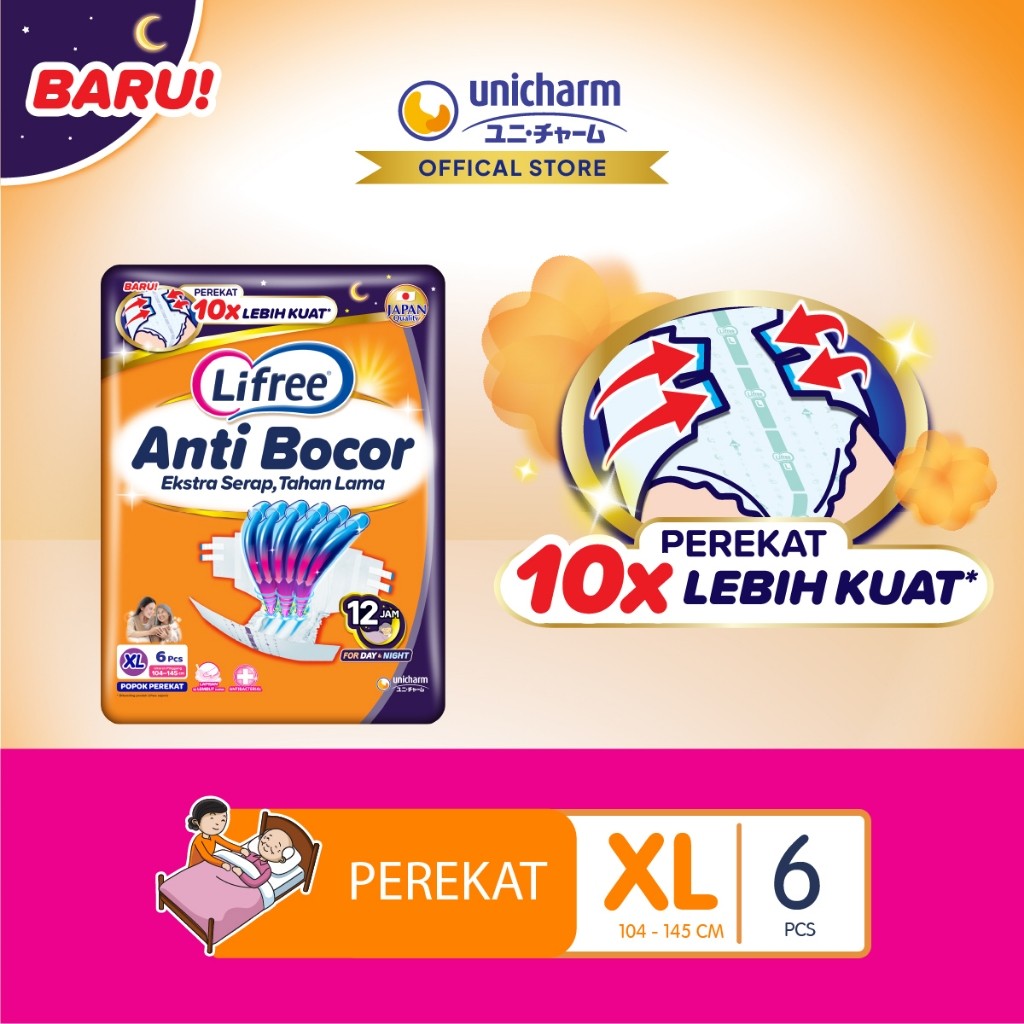 Lifree Popok Perekat XL6