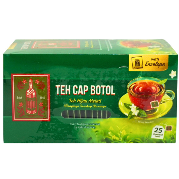 

S21436 TEH CAP BOTOL AROMA MELATI TEH CELUP 50GR MAJU BERSAMA (20250328)