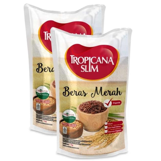 

Twin Pa - Slim Beras Merah Organik 1 Kg - Lebih Pulen