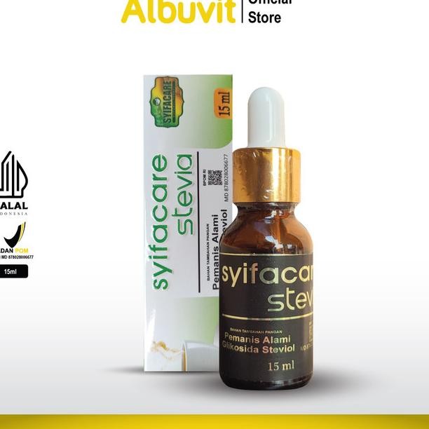 

Stevia Syifacare Gula Cair Pemanis Ala Diabetes 15Ml