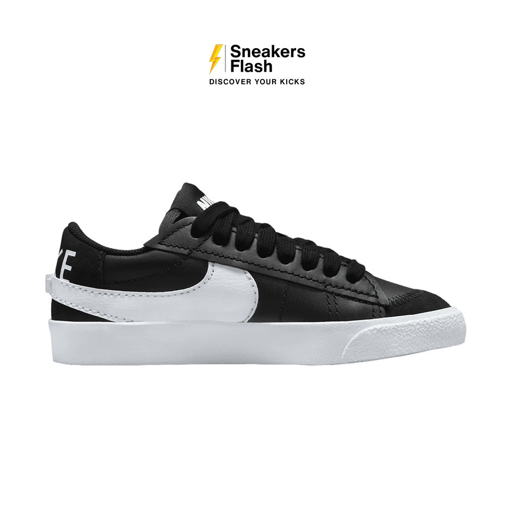 NIKE Blazer Low 77 Jumbo Black White Sail Sepatu Sneakers Wanita - DQ1470002 - Size 36.5