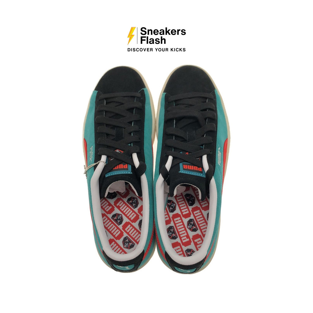 PUMA Suede Vtg Kamen Rider Atmos Green Lagoon Sepatu Sneakers Pria - 39496701 - Size 42.5