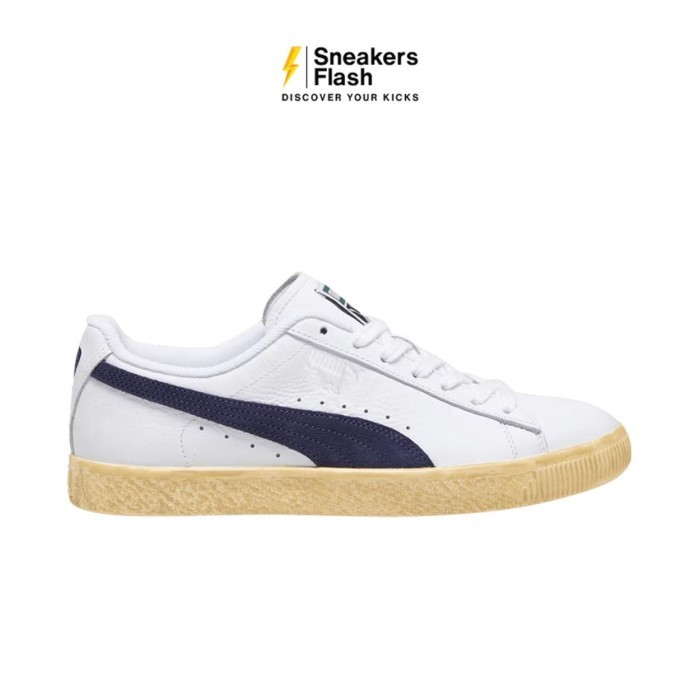 PUMA Clyde Vintage White Navy Sepatu Sneakers Pria - 39468701 - Size 44