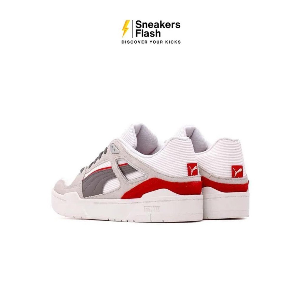 PUMA Ferrari Slipstream White Grey Sepatu Sneakers Pria - 30789702 - Size 47