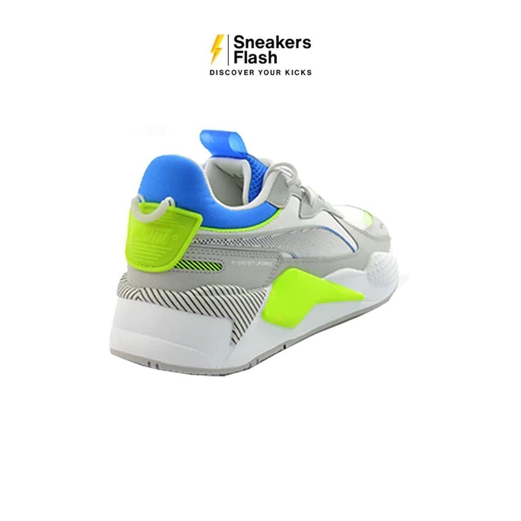 PUMA Rs-X 3D White Ash Grey Sepatu Sneakers Pria - 39002508 - Size 40.5