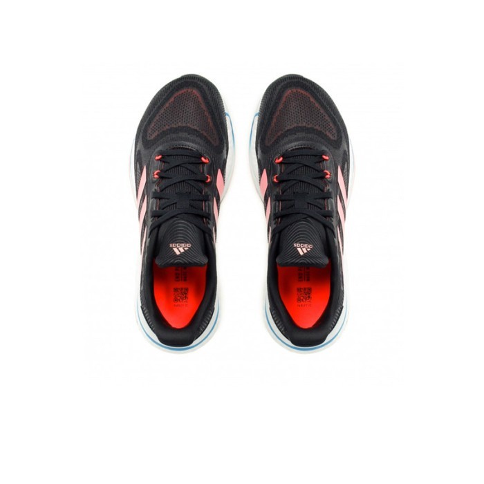 ADIDAS Supernova Boost Black Acid Red Sepatu Pria - GX0535 - Size 36