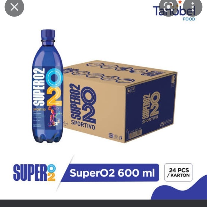 Supero2 Air Oksigen Tinggi 600Ml X 24