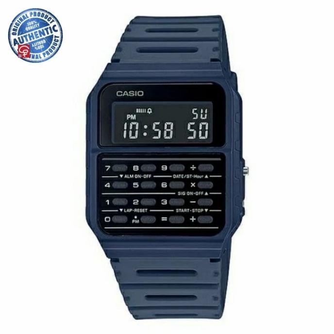 

JAM CASIO DIGITAL CALCULATOR CA-53WF-2B CA53WF-2B ORIGINAL GARANSI