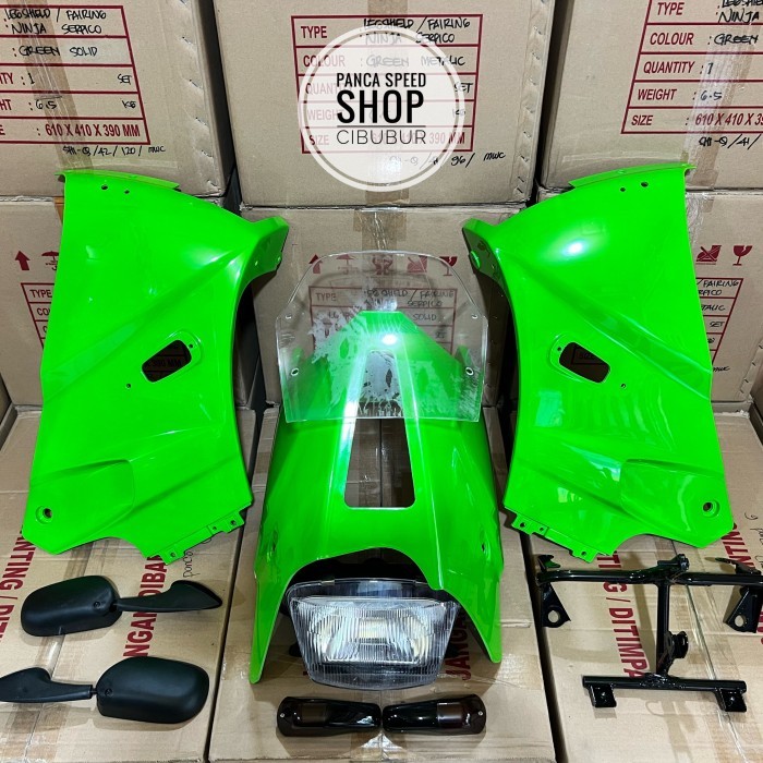FERING/ FAIRING NINJA SSR PLASTIK BAHAN ABS FULL SET 8 BAGIAN