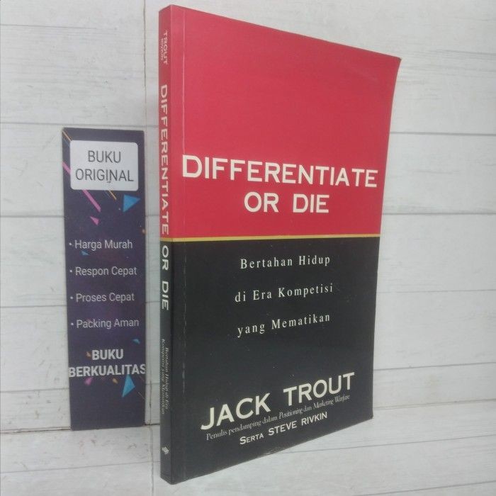 Differentiate Or Die Jack Trout Buku