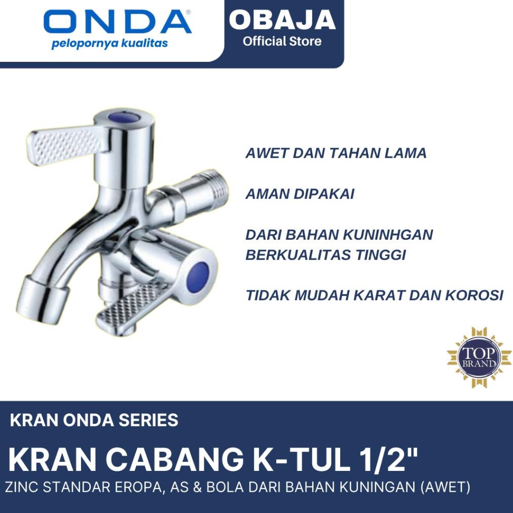 Gm - Onda Kran Cabang K-Tul Onda 1/2" / Kran Cabang Onda