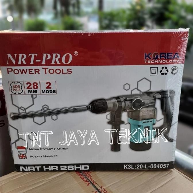 

Nrt Pro Hr 28 Hd Mesin Bor Beton Bobok / Rotary Hammer Drill Nrt-Pro Original Dan Terpercaya
