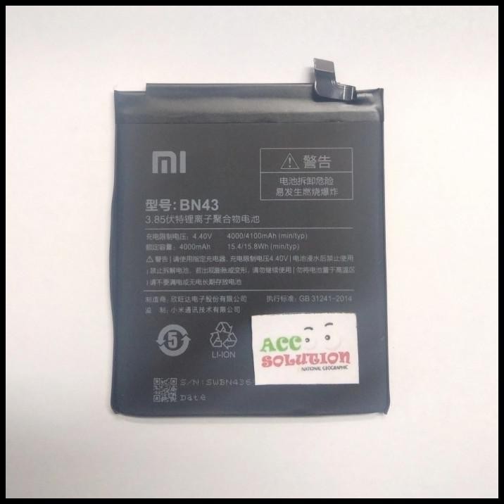 Baterai Battery Batre Xiaomi Redmi Note 4X Bn43 Bn-43 Original 100%