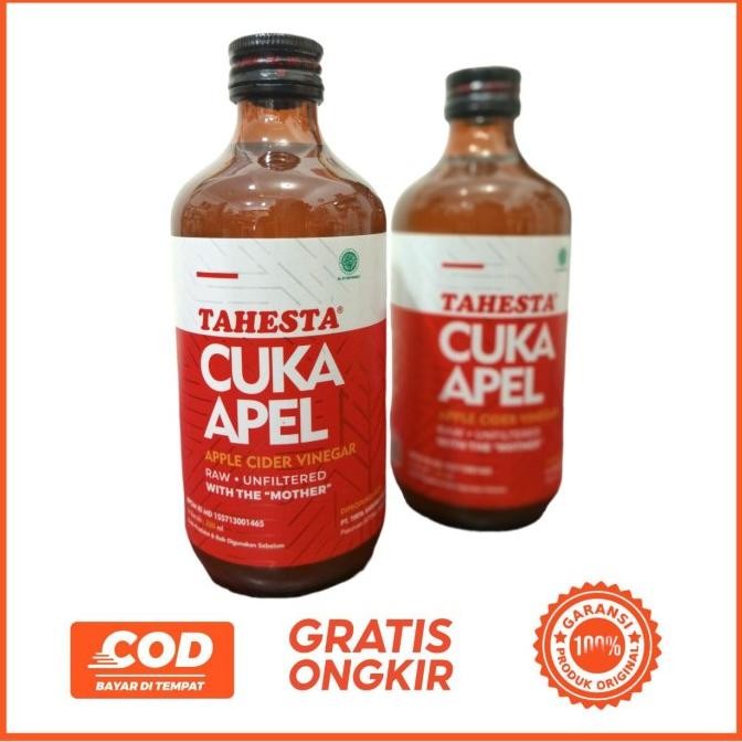 

Cuka Apel Tahesta 320 ml Original / Suplemen Mencegah Kulit Berjerawat