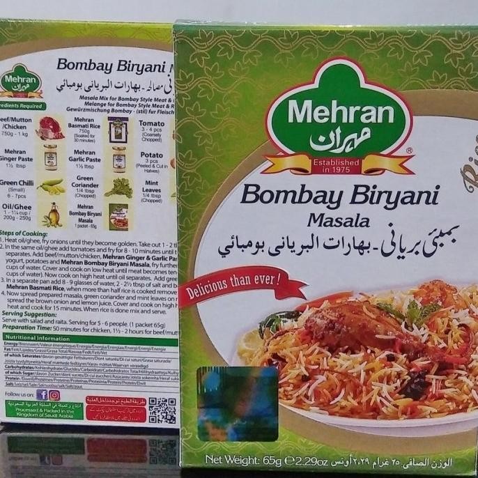 

Bumbu Nasi Bombai Briyani Mehran Bombay Biryani Masala Nomor 1 Dunia Os17