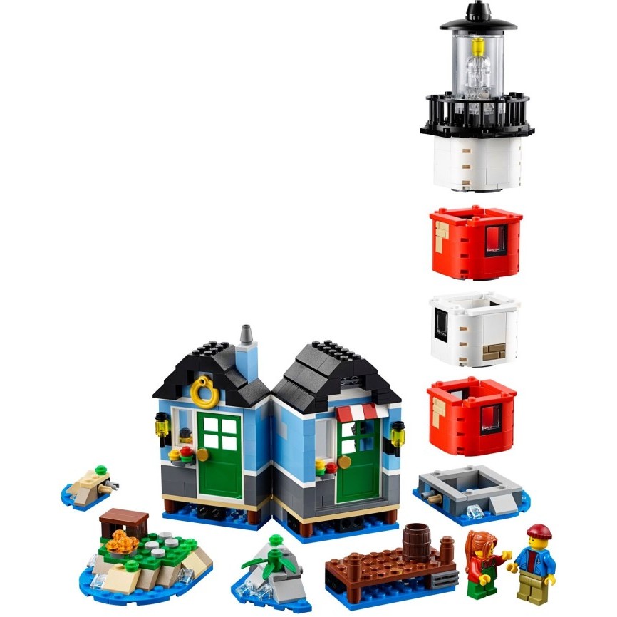 LEGO Creator # 31051 Lighthouse Point 3 in 1 Cozy Wildlife Cottage