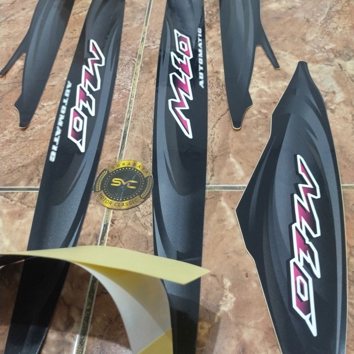 Striping Mio Sporty Hitam Ruji 2007 Original