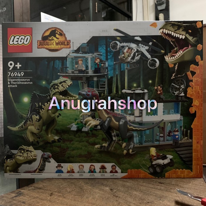 LEGO 76949 JURASSIC WORLD Giganotosaurus & Therizinosaurus