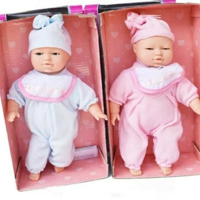 mainan boneka bibi ekspresi bibi gigles bahan karet boneka bayi