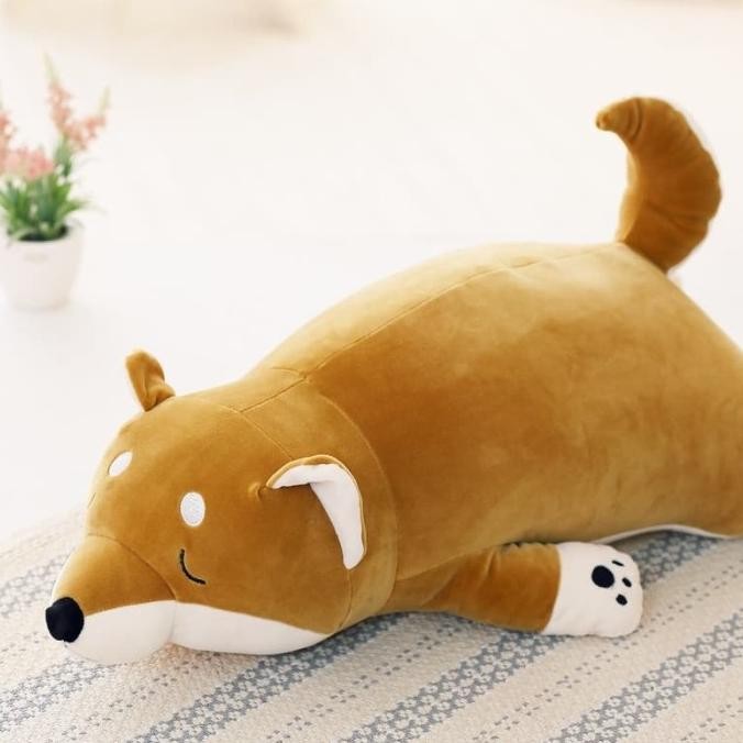 Boneka anjing Shiba Inu Dog Plush Toy Pillow Bantal Boneka 50cm