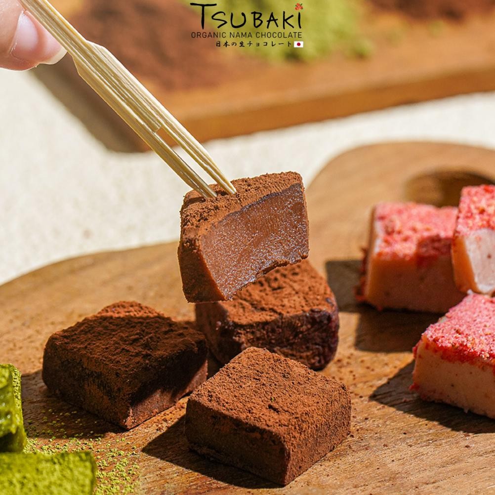 

CR - Tsubaki Premium Japanese NAMA Chocolate [CHA / MILK] TERLARIS