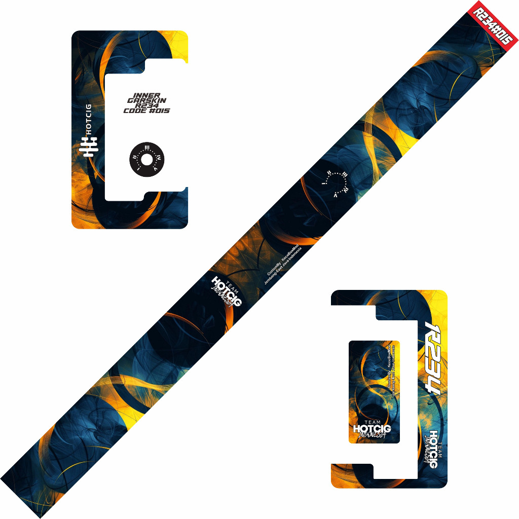 

Wrap* R234 15 Wrap Skin Stiker Garksin CUSTOM Gratis (2pcs)