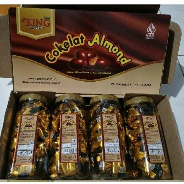 

CR - coklat almond Bonibol per dus isi 4 toples TERLARIS