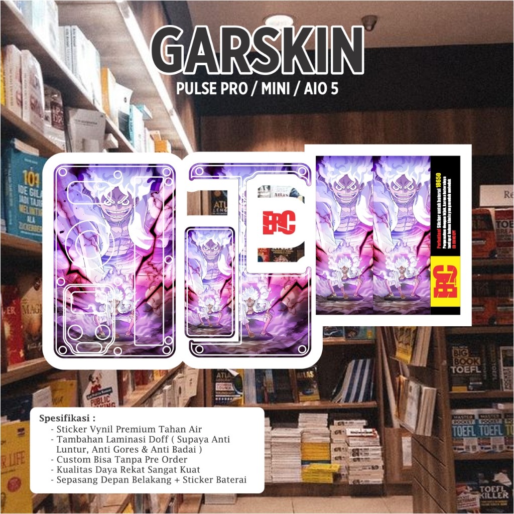 

Wrap* Er Concept Sipulse Bulat 27 Wrap Skin Stiker Garksin CUSTOM Gratis (2pcs)