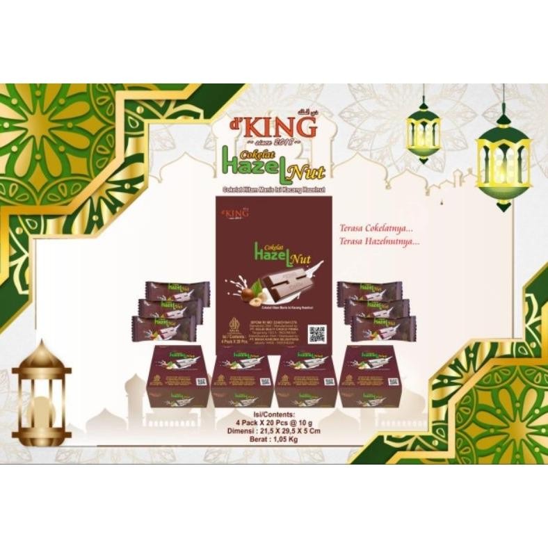 

CR - 1 Dus = 4 kotak Chocolate Cashew / Hazelnut D'king TERLARIS