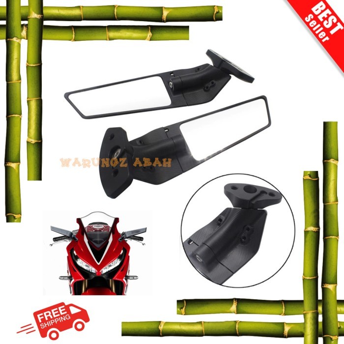 KACA SEPION SPION MODEL WINGLET RIZOMA STEALTH HONDA CBR 250R 600 650R