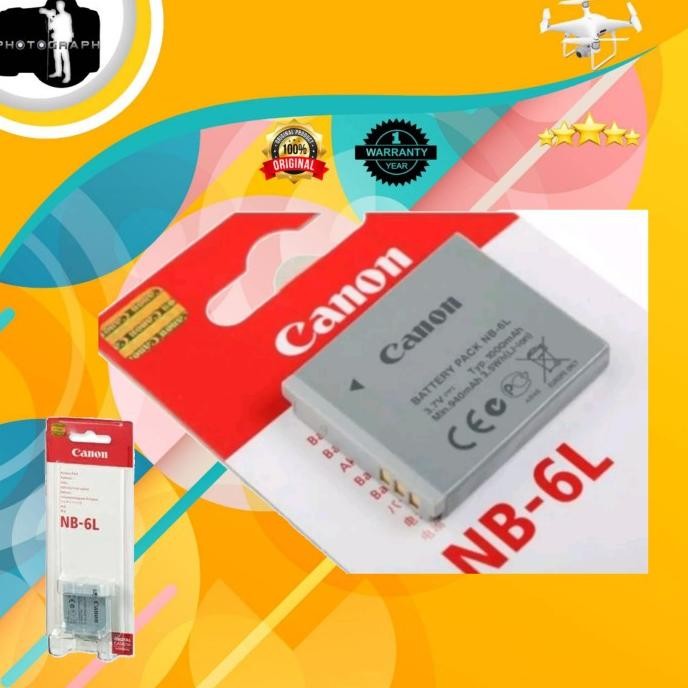 Baterai Canon Nb 6L / Baterai Canon Nb 6Lh / Canon Nb-6L Original