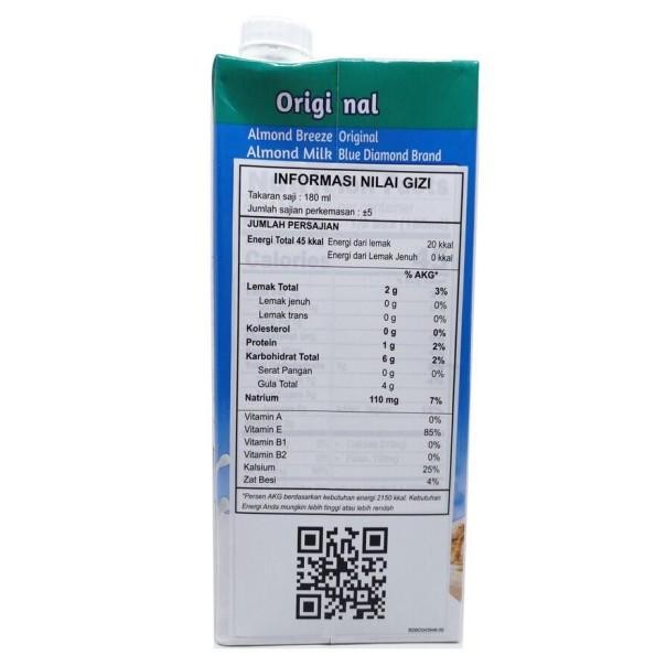 

W2Fit Blue Diamond Susu Almond Lk 946Ml Almond Brezze -