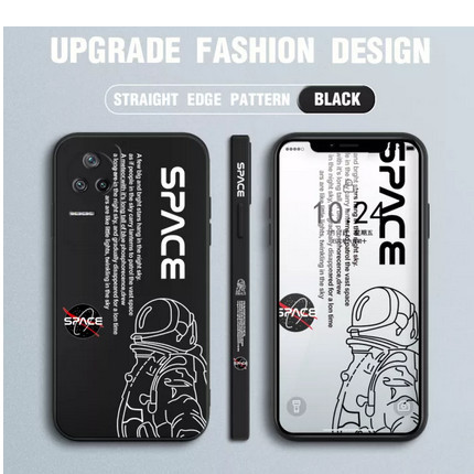 Case Xiaomi Poco F4 5G SPACE NASA Cartoon Fashion Softcase Gambar