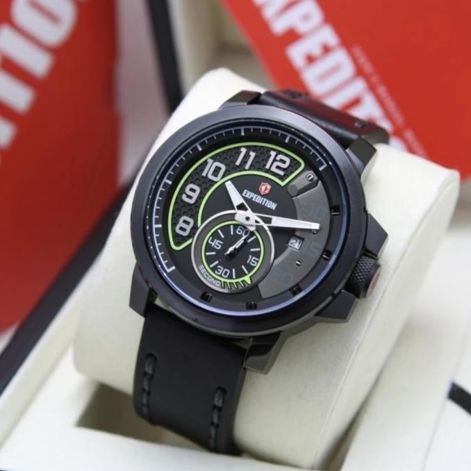 EXPEDITION E6825 E 6825 FULL BLACK JAM TANGAN PRIA ORIGINAL