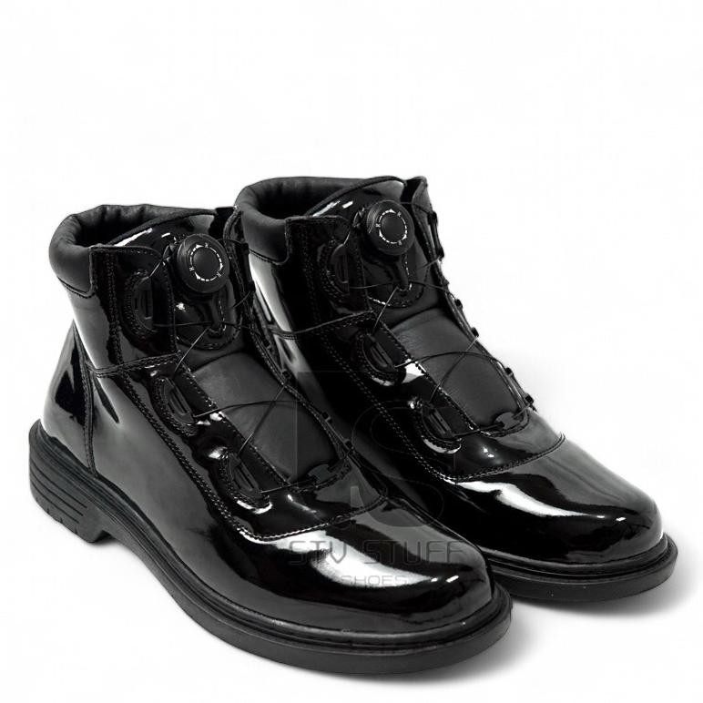 Sepatu Polisi Pdl Pdh Satpam Satpol Pp Webest Polantas Tali Putar Pria Keren