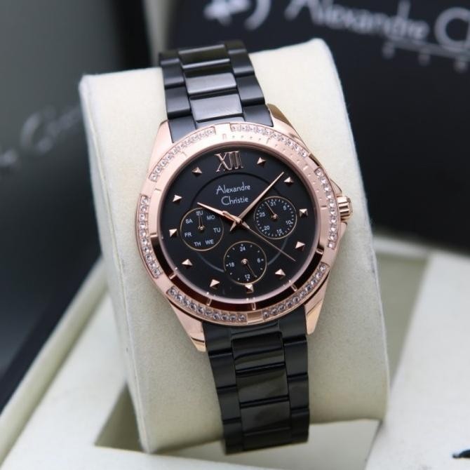 ALEXANDRE CHRISTIE AC2644 BF / AC 2644 ROSEGOLD BLACK