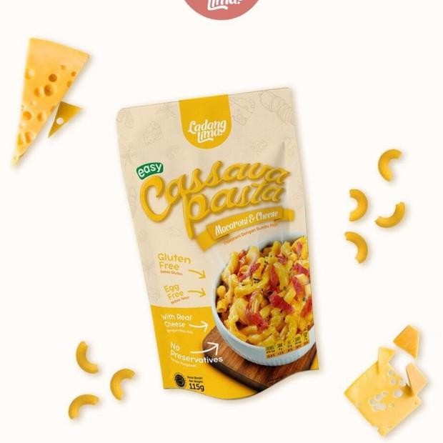 

W2Fit Ladang Lima Cassava Pasta Mac & Cheese/Pasta Fusili Singkong/115