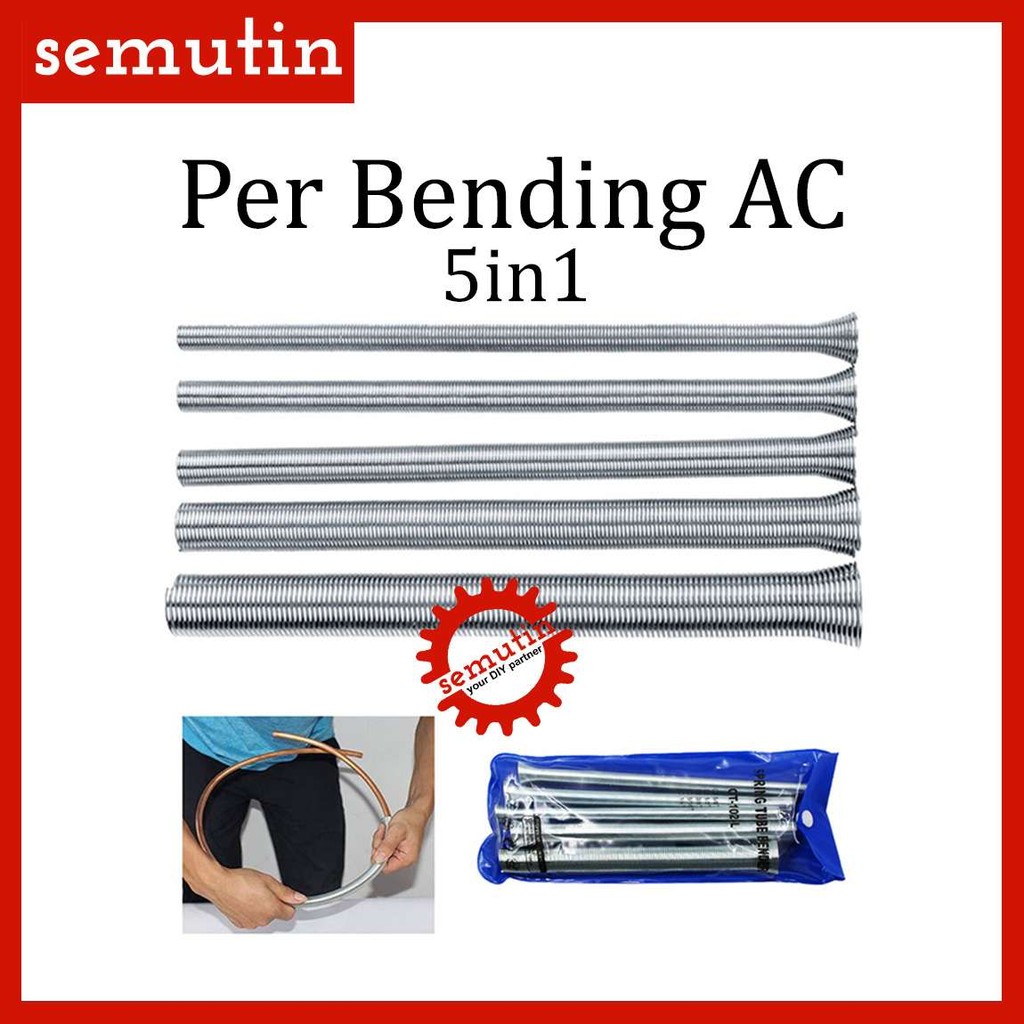 Bending Per Set AC 6-16mm 5in1 AI36 SM / 1/4  - 5/8" Pipa Pipe Tube Spring Benders Bender / Tembaga 