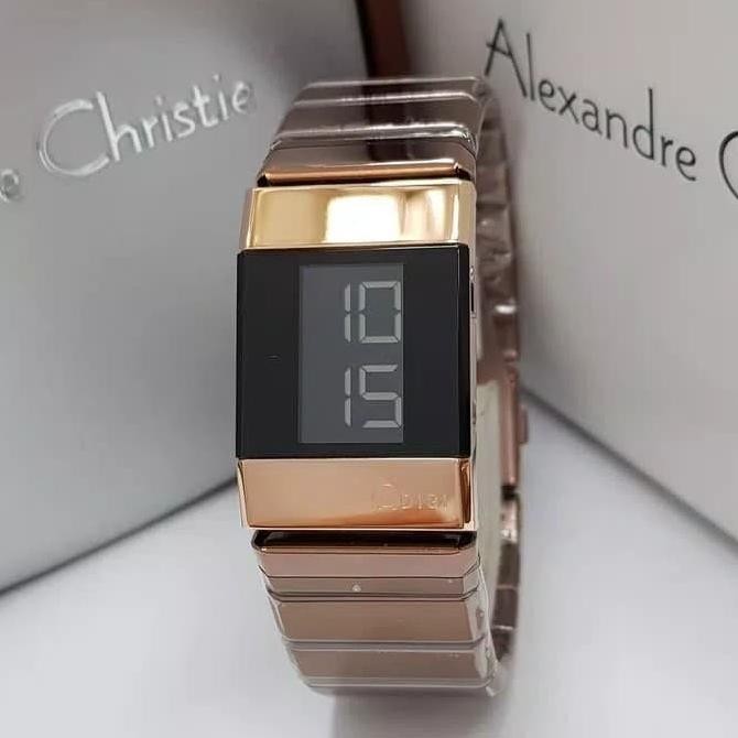 ALEXANDRE CHRISTIE AC9100 / AC 9100 BRONZE JAM TANGAN DIGITAL