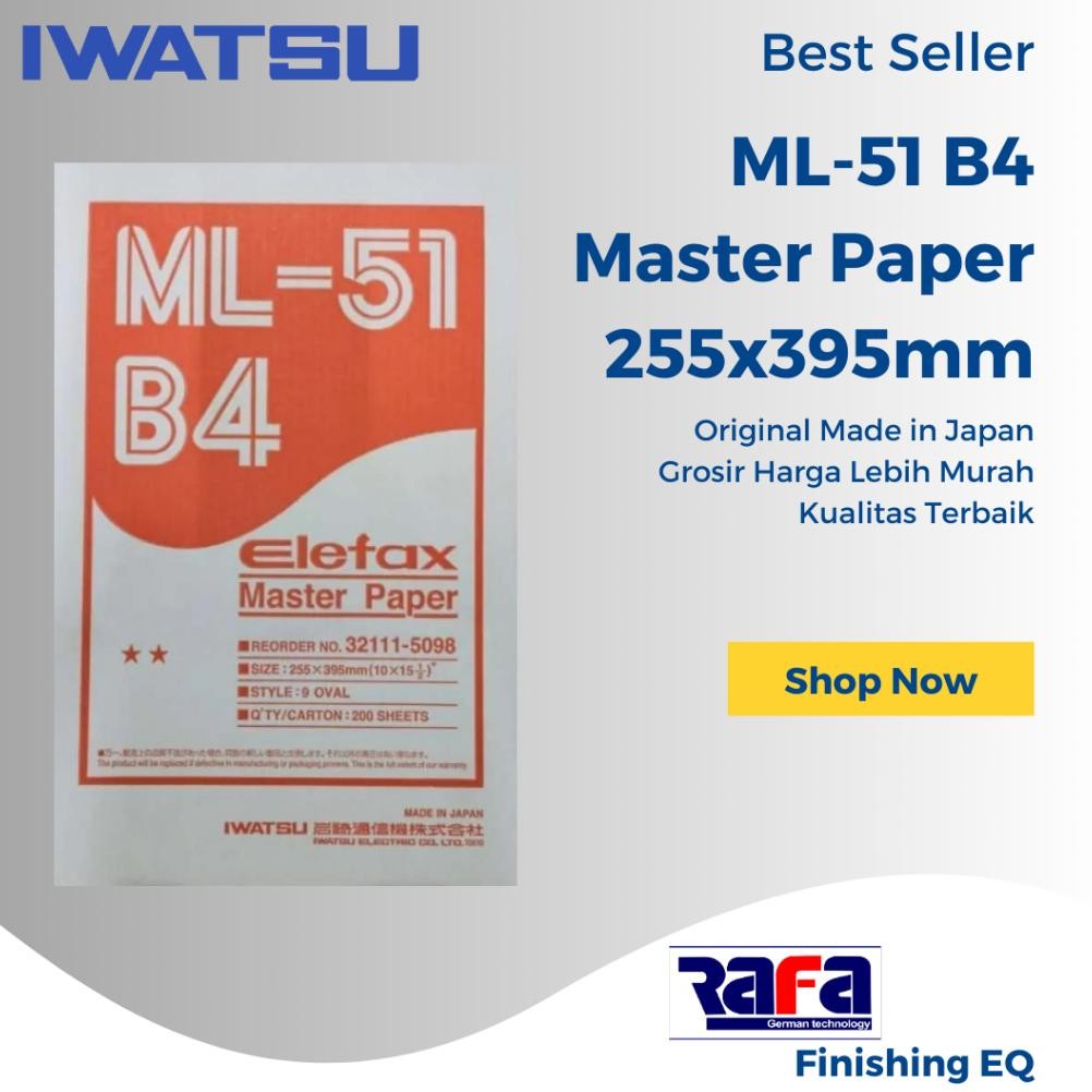 

master elax ML 51 B4 Made In Japan