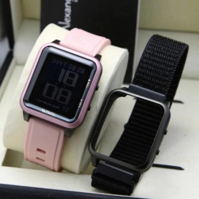 JAM TANGAN WANITA ALEXANDRE CHRISTIE AC9344 AC 9344 PEACH